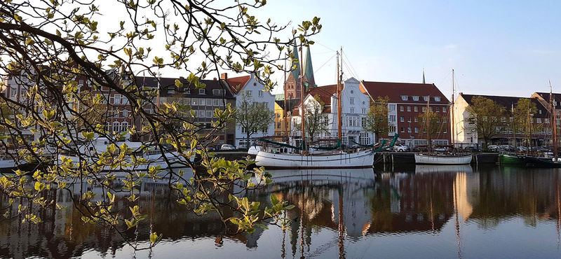 Stadtansicht von Lübeck